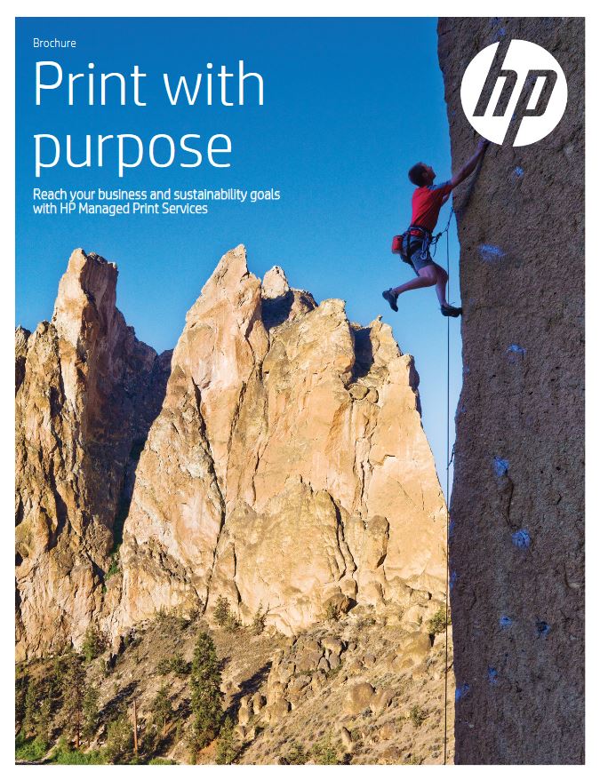 HP Print With Purpose MPS Brochure Cover, HP, Hewlett Packard, Advanced Business Solutions, Xerox, Lexmark, HP, Copier, Printer, MFP, Florida, FL